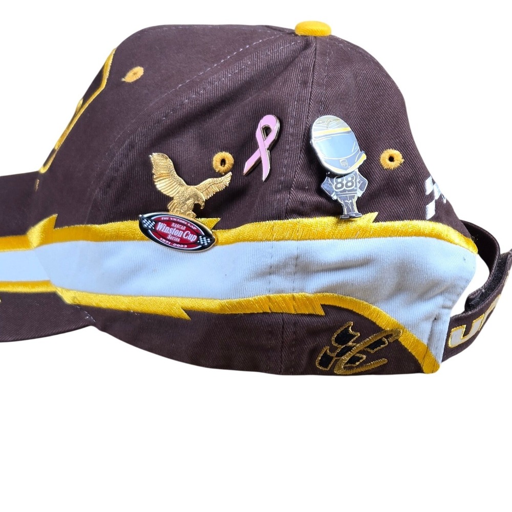 Dale Earnhardt‎ Jr 88 UPS Nascar Racing Baseball Cap with Pins - Picture 5 of 16